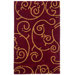 Structure Archer Burgundy/Gold Rug