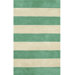 Beach Rug Teal/Ivory Boardwalk Stripes Rug