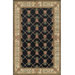 Cape May Black/Ivory Pineapple Garden Rug