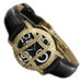 Women's Olympia Leather Watch in White with Black Dial