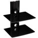 Bi-Shelf Wall Mount Bracket in Black