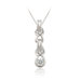 Round Cubic Zirconia Pendant and Chain