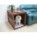 Pet Crate Table made with Eco-Friendly Rubberwood