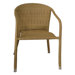 Terrace Mates Wicker Stacking Dining Arm Chairs (Set of 2)