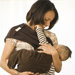 Baby Bond Large / X-Large Flex Nursing Cover with Removable Burpcloth in Chocolate