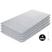 Metal Pegboard Panel Kit (4) with Frange and 10 Hooks