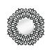 Contemporary Round Bevel Wall Mirror