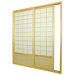 Double Sided Sliding Door Room Divider in Natural