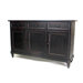 Brookfield Console Cabinet in Medium Gloss Black
