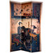 6Feet Tall Double Sided Japanese Figures Room Divider