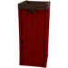 28" Laundry Hamper in Mahogany