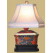 15" Imari Box Lamp