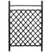 Dark Stained Japanese Style Garden Trellis