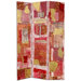 Avant-Garde Collage Canvas Room Divider