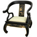 Landscape Ming Fabric Arm Chair