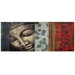 Peaking Buddha Statue Canvas Wall Art - 15.75" x 39.25"
