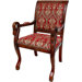 Queen Anne Fabric Arm Chair