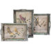 Rustic Bird Tray (Set of 3)