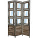 Square Pane Shutter Room Divider