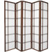 Double Cross Shoji Screen in Walnut