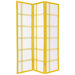 Double Cross Shoji Screen in Mustard