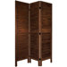 6Feet Tall Classic Venetian Room Divider in Burnt Brown