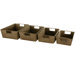 Hand Plaited Basket Tray (Set of 4)