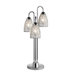 Venezia Three Light Table Lamp in Chrome