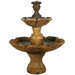 Tiered Cast Stone Finial Cascade Fountain