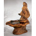 Figurine Cast Stone Majestic Mermaid Fountain
