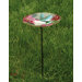 Bird Bath Stake HumBird in Glass