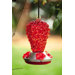 HumBird Bird Feeder in Red Glass