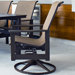 Leeward Swivel Dining Arm Chair