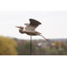 Heron Flamed Garden Stake