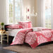 Folklore Raspberry Big Print Comforter Set