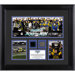 NASCAR 2012 Daytona 500 Champion Framed 3 Photo Collage with Race-Used Tire and Track