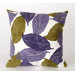 Mystic Leaf Square Indoor/Outdoor Pillow in Purple