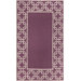 Spello Chain Border Purple Outdoor Rug