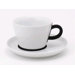 Five Senses Touch! 8.5 oz. Cappuccino Cup with Saucer