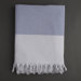 Ayrika Thin Stripe Fouta Towel in Navy