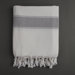 Ayrika Natural Cotton Fouta Towel in Gray