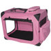 Generation II Deluxe Portable Soft Dog Crate in Pink - Small