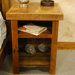 Sunset Meadow Nightstand with Shelves