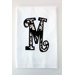 Egyptian Cotton Huck Christmas Towel with Applique Curlz