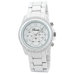 Women's Ultra Femme Rhinestone Accented White Runway Watch