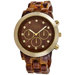 Women's Brooke Oversized Mother of Pearl Watch in Tortoise / Gold
