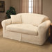 Microsuede Two Piece Loveseat Slipcover