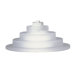 LyteJacks Style Jack Step Shade Clear Etched Glass