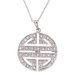 Diamond Padlock Designer Silver Pendant