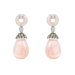 Cubic Zirconia Mother of Pearl Drop Earrings
